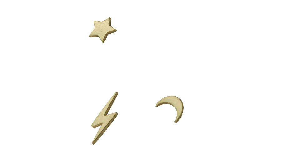 9k gold Studs